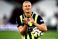 EPL: Haaland grabs consecutive hat-trick as Man City beat West Ham 3-1