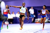 St. Lucia’s Julien Alfred wins Olympic women’s 100m gold