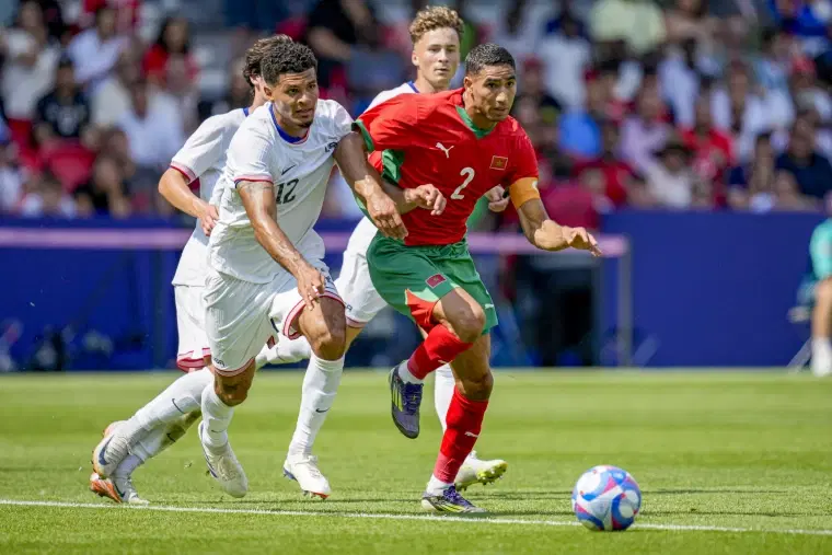 Paris Olympics: Morocco Impressive 4-0 Win Against USA Secures Semi-Final Spot