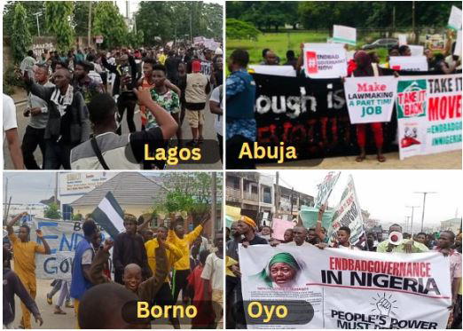 Live Update: Hardship Protests in Nigeria - Day 1