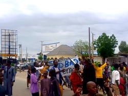 Protest in Nigeria: Protesters demand reversal of fuel subsidy in Borno [Photos]