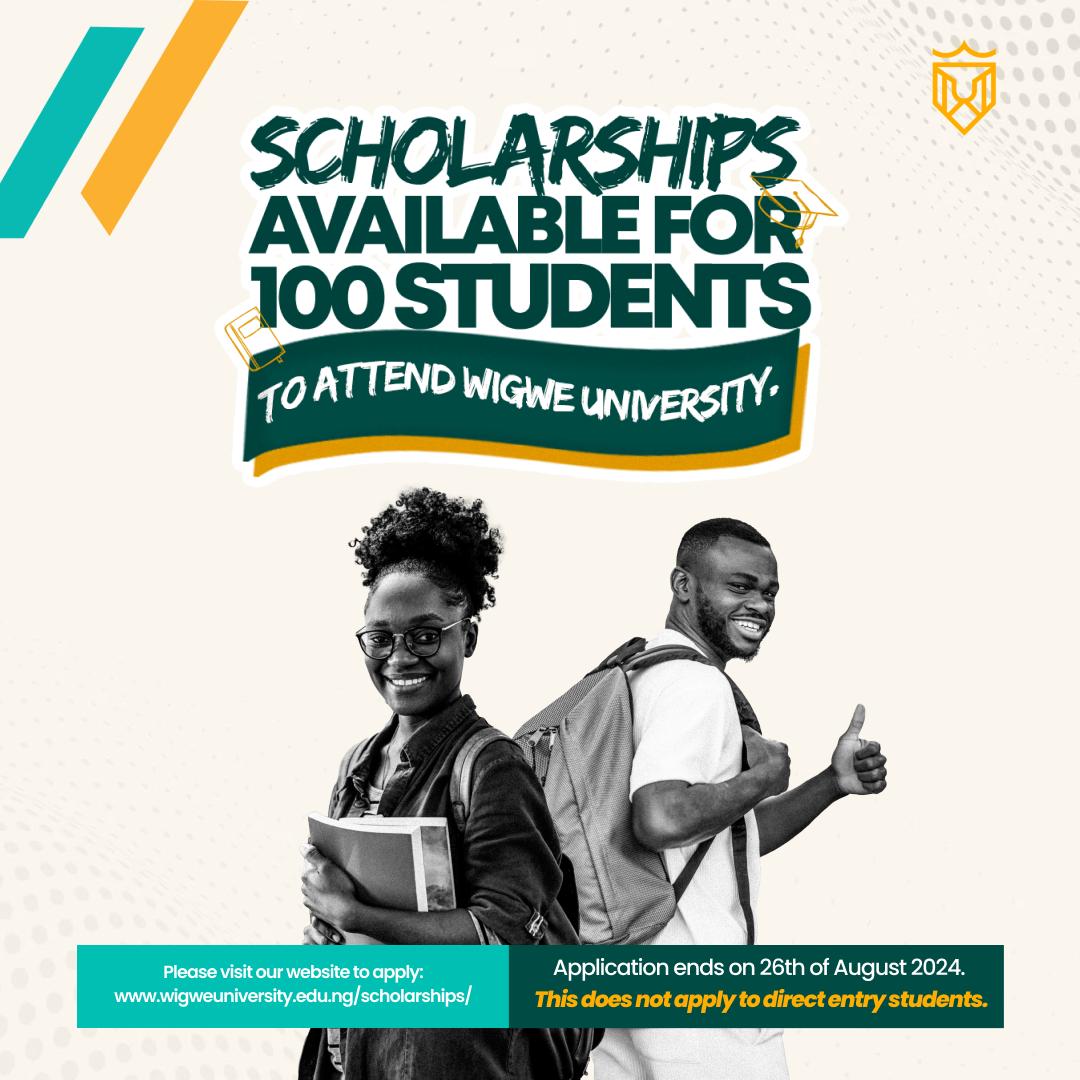 Wigwe University in Isiokpo Rivers State Offers Scholarships to 100 Students as the Institution Commences Operations in September 2024.