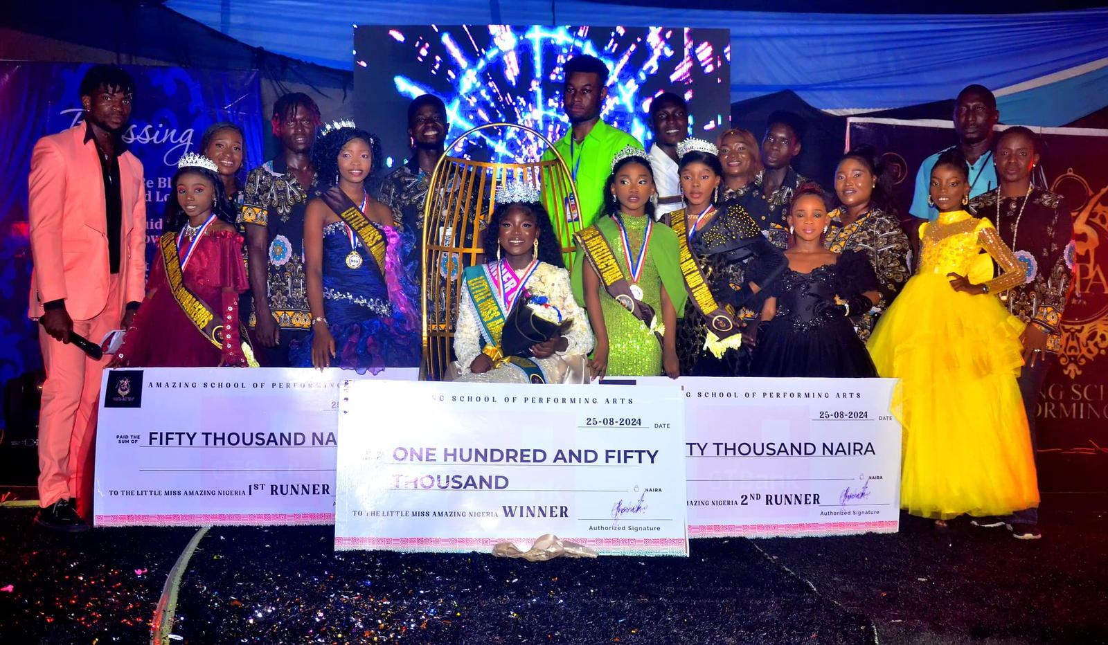 Little Miss Amazing Nigeria 2024 Coronation ceremony holds in grand style