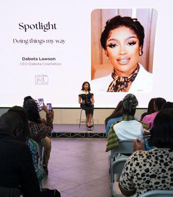 Dabota Lawson aligns with beauty industry trailblazers in London