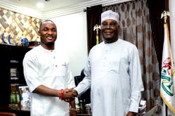 Atiku hosts PLG chairman, Prince Omoha Nduka