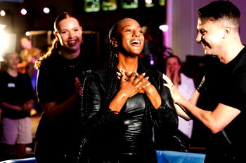 Photos: DJ Cuppy dedicates life to Christ, gets baptised