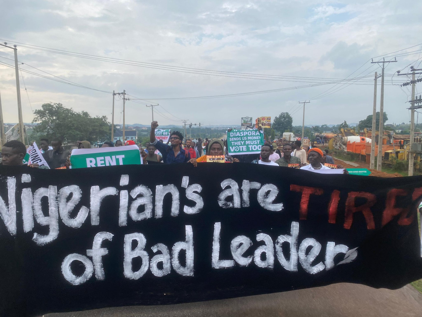 ‘End hunger, reverse fuel subsidy removal’ – Protesters beat Police siege, converge on Abuja on Day 10