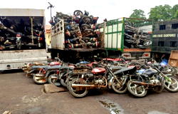 Lagos impounds 115 motorcycles in renewed clampdown