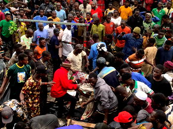 Lone accidents: 12 injured as BRT bus, truck tumble in Lagos