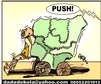 Cartoon: ‘Your Excellency, on this road? In what direction?