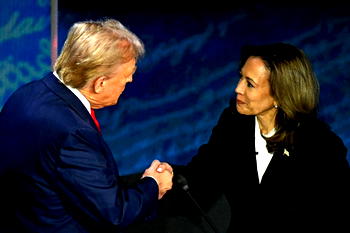 US election update: Trump at 266 electoral votes, Harris at 195