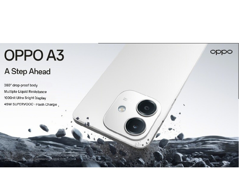 OPPO Unveils New OPPO A3 and OPPO A3x with All-round Reliability and 360° drop-proof body durability.