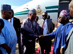 Tinubu returns to Nigeria after two weeks leave in UK, Paris
