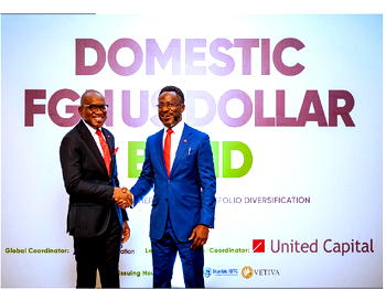 United Capital leads issuance of Inaugural Domestic FGN US Dollar Bond;Achieves over 180% subscription – Over US$900 million raised.