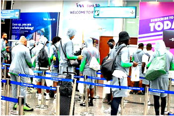 Morocco 2025: Eguavoen talks about ‘momentum’ as Eagles land in Kigali