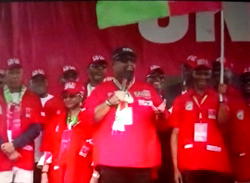 Edo 2024: Moment Olumide Akpata dazzled crowd with 7 Nigerian languages
