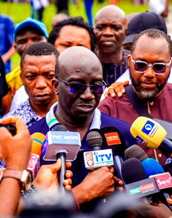 Edo election: Okpebholo casts vote, confident of victory