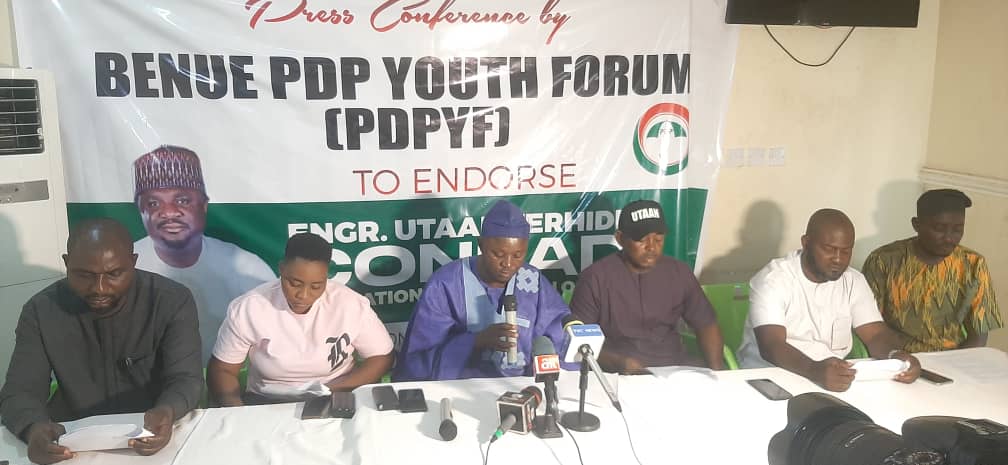 Nat’l Chairmanship: Benue PDP Youth coalition endorses Utaan