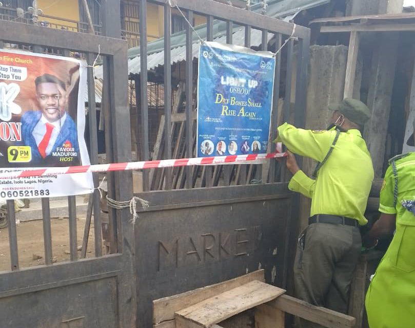 Lagos seals popular Idera Market in Oshodi - Vanguard News