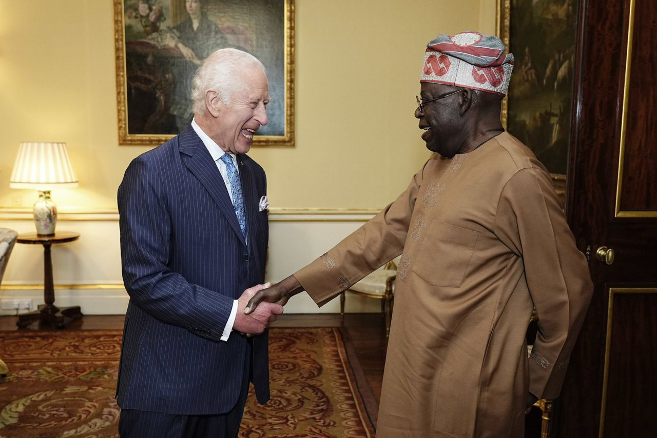 Tinubu meets King Charles III at Buckingham Palace