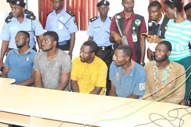 The five convicted Offa Armed robbery suspects