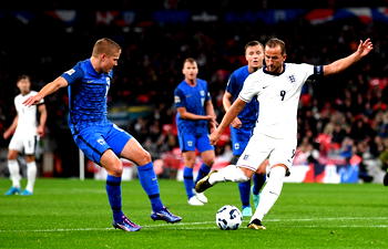 Kane celebrates 100th cap with brace as England sink Finland