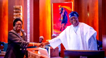 President Tinubu swears in Kekere-Ekun as substantive CJN