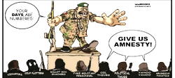 Cartoon: Stop shouting, say something else