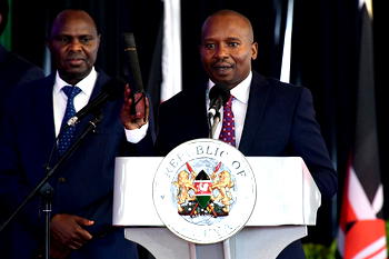 Kenya’s Ruto chooses interior minister as new deputy