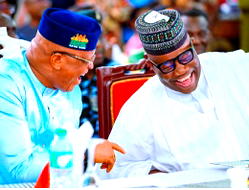 Development can only come through national unity – Akpabio welcomes Gov. Umo Eno to APC