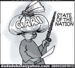 Cartoon: Securing bag of gari’s independence