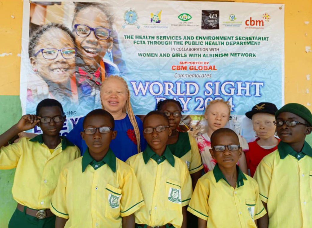 Excitement as partially blind students see whiteboard, teacher clearer