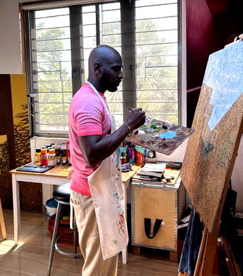 Odunlami paints unspoken narratives in debut exhibition