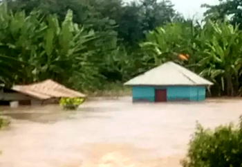 Intense rainfall submerges houses in Oyo