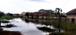 Surging River Benue displaces Makurdi residents, submerges houses, farmlands