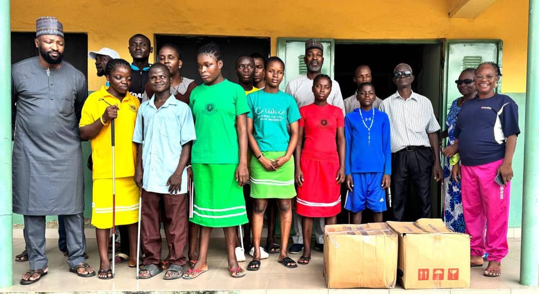 Blind school receives over 200 walking canes