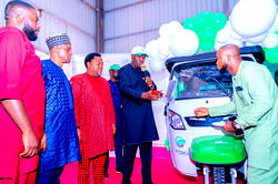 FG distributes 1,500 free CNG tricycles to cooperatives