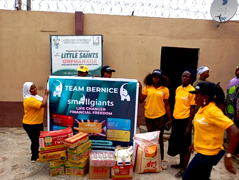HUNGER: Smallgiant takes N0.4m relief to Lagos orphanage, community