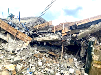 2 die, 14 rescued as 3-storey building collapses in Lagos