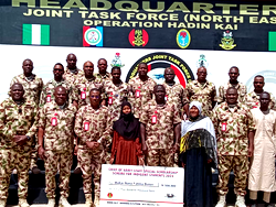 Army authority awards scholarship to Borno indigene