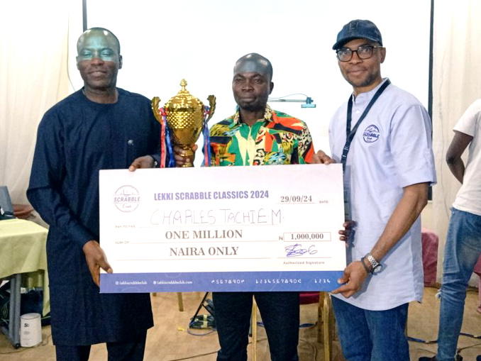 Ghana’s star Tachie-Menson wins Lekki Scrabble Classics title