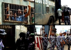 Video: Police tear gas protesters, arrest dozens during #EndSARS 4th anniversary rally