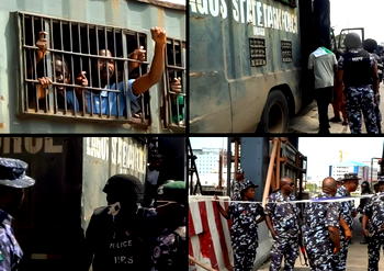 Video: Police tear gas protesters, arrest dozens during #EndSARS 4th anniversary rally