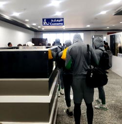 Super Eagles set to board flight back to Nigeria