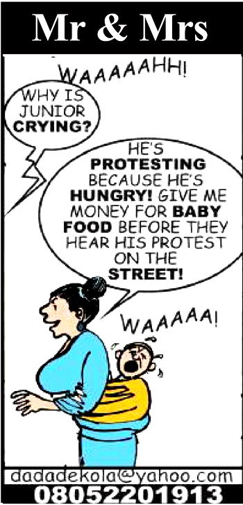 Mr & Mrs: Junior shut up, these people can arrest the unborn, set N10m bail!