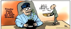 Cartoon: ‘Your Excellency, no growth in my plate’