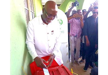 Ondo election: Governor Aiyedatiwa casts vote, says exercise peaceful