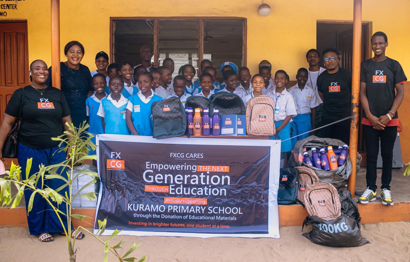 FXCG Brings Hope and Inspiration to Kuramo Primary School Through CSR Initiative