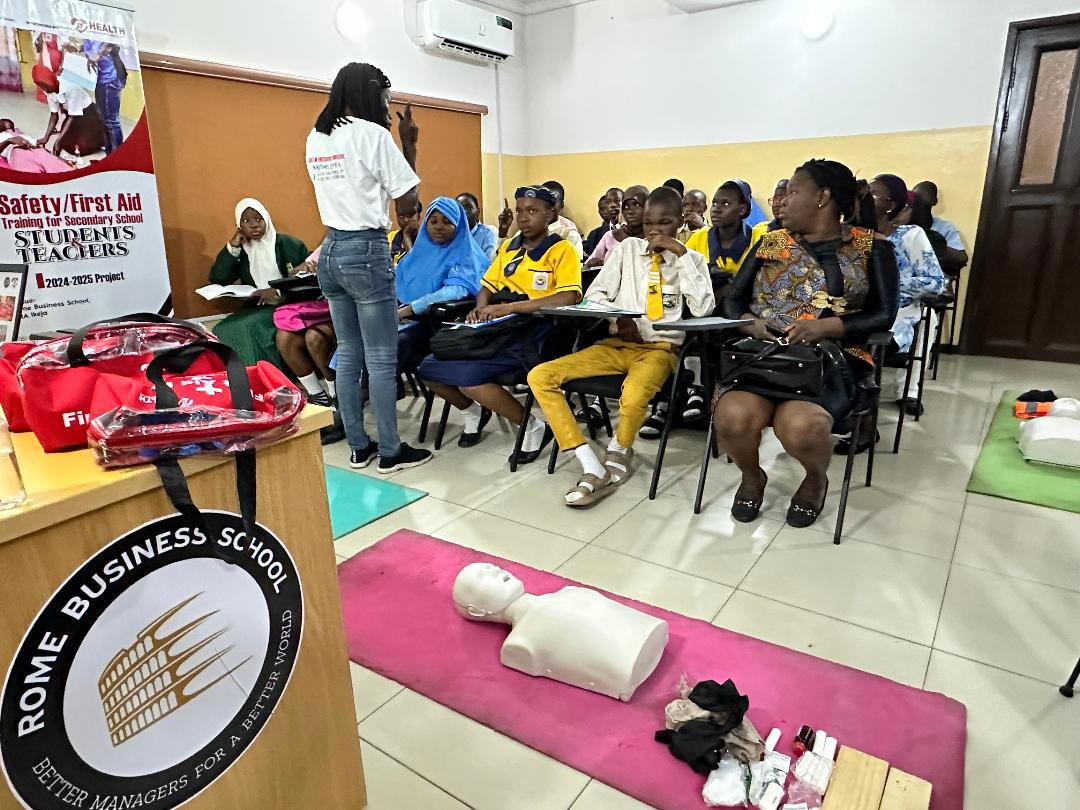 Health Emergency Initiative trains Lagos students on life-saving first aid skills
