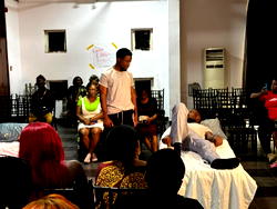Re-enacting cultural dichotomy between white, black races at Lagos Fringe